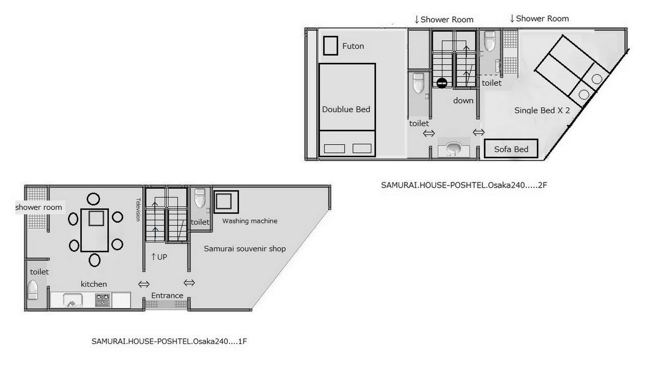 Apartamento Poshtel Osaka 240 Exterior foto